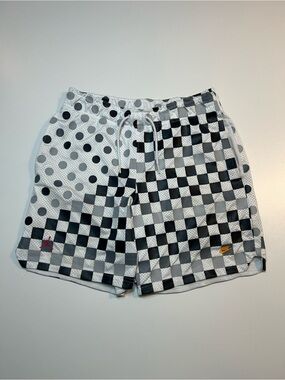 Nike Jordan Legacy AJ3 AOP Printed Mesh Checkerboard Polka Dot Shorts